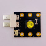 module led noir jaune doré connecteur blanc grille points électronique moderne