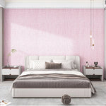 papier peint adhésif moderne blanc gris rose opaque PVC chambre minimaliste
