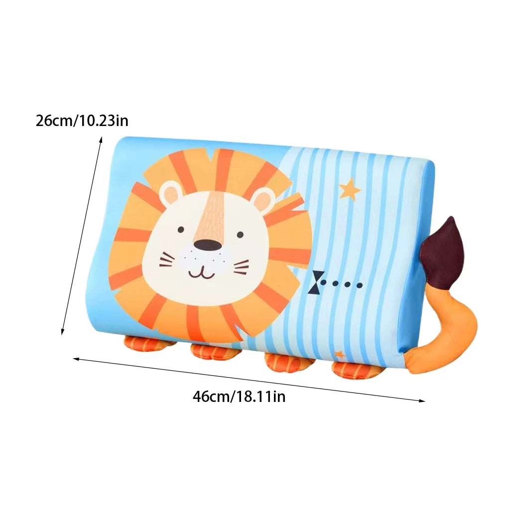 oreiller bébé dessin animé mousse mémoire forme quatre saisons orange bleu rose