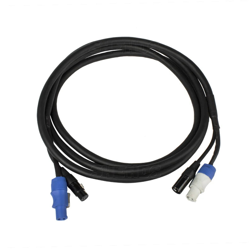 câble électrique noir bleu dmx adhésif connecteur scène dj moderne 110v 240v