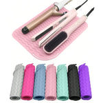 tapis protection coiffure rose gris noir bleu clair moderne rayures ondulées clips
