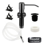 distributeur savon liquide or moderne acier inoxydable facile vis fixations kit extension évier