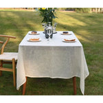serviette table beige texture lin classique réutilisable extérieur fête mariage