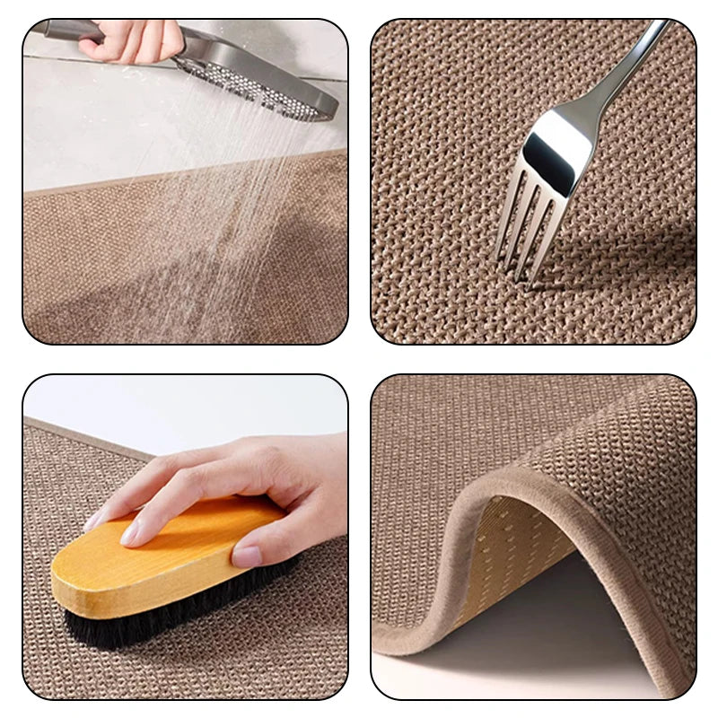 coussin chaise moderne beige tissé antidérapant durable polyester coton rond lit adultes