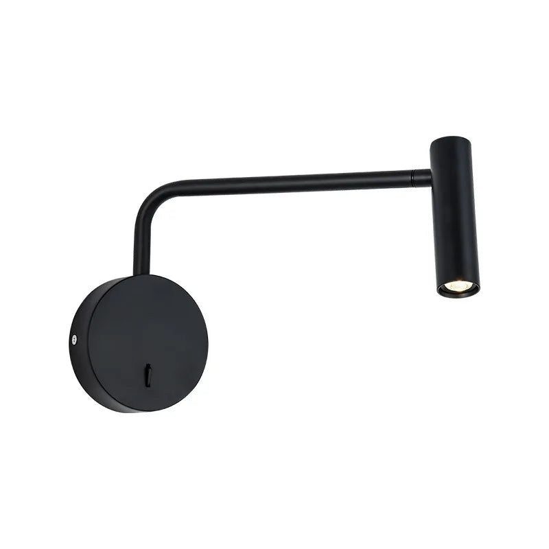 lampe murale moderne or blanc noir minimaliste interrupteur mural articulée éclairage chambre entrée
