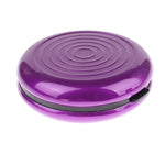 porte monnaie compact rond tissu noir bleu rouge violet vert moderne