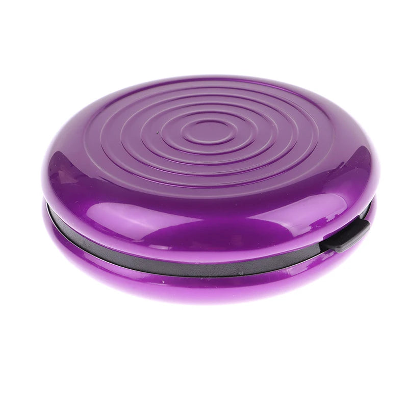 porte monnaie compact rond tissu noir bleu rouge violet vert moderne