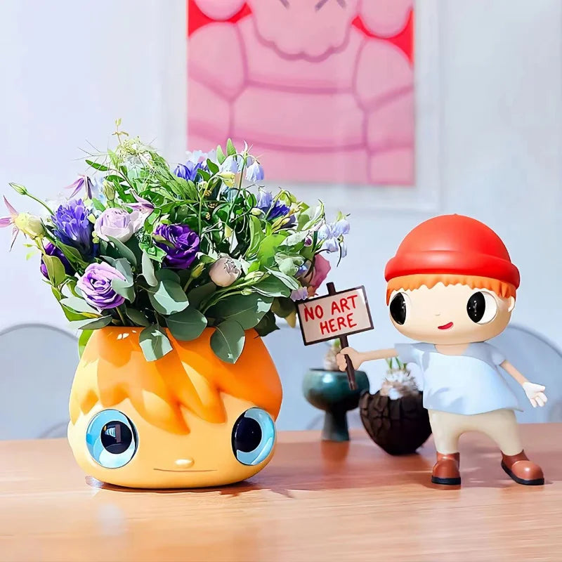 figurines animées grands yeux coiffures variées couleurs vives pack cadeau enfants modernes