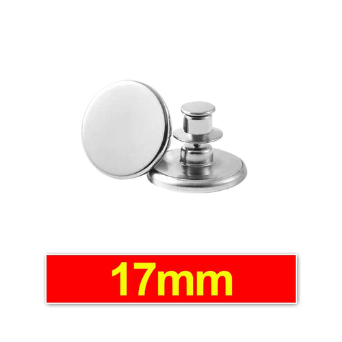 boutons magnétiques détachables argentés rideau ajustable sans clou fermeture aimantée moderne 10 sets