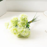 bouquet fleurs artificielles violet jaune vert modernes mariage anniversaire intérieur exposé minimaliste