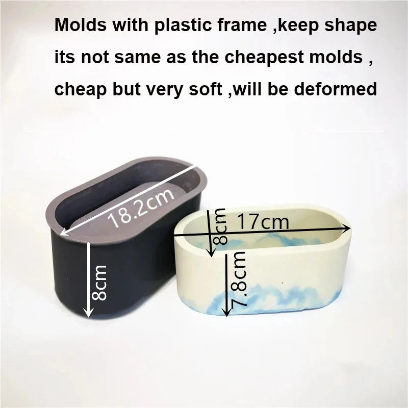 moules silicone pots fleurs diy craft release facile modernes grises blanches