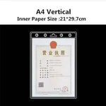 cadre magnétique auto adhésif transparent noir doré moderne minimaliste double face papier a4