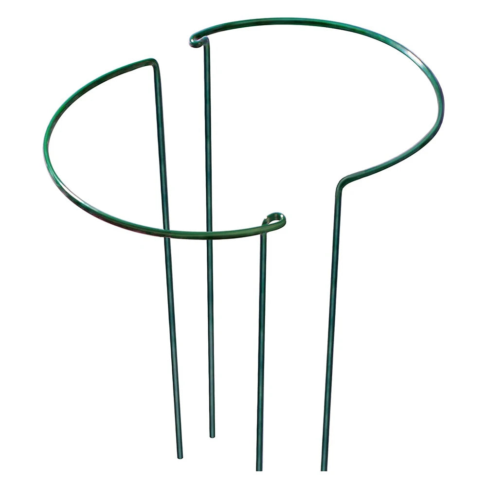 Support plante vert foncé moderne supplémentaires jardin métal robuste