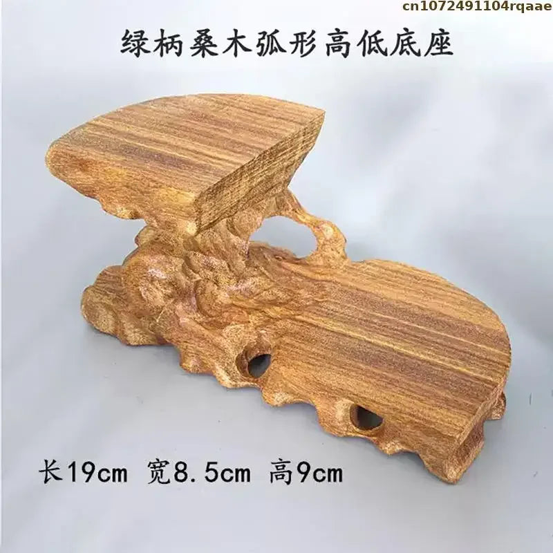 support table bois sculpté artisanal marron foncé miniatures collections décoration