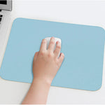 tapis souris moderne bleu clair rose vert noir beige cuir facile nettoyer professionnel imperméable