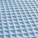 drap lit bleu clair texture points régulières moderne adhésif chambre adulte lit sommeil optimal