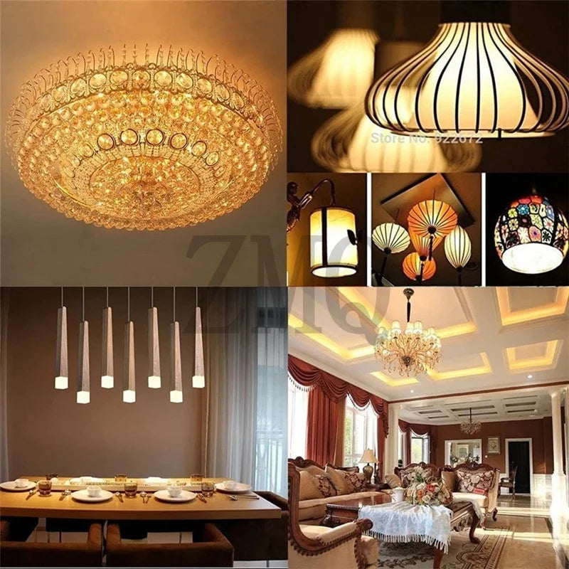 ampoule led 3w g4 ac 220v transparente jaune carrés dorés moderne 250 499 lumens