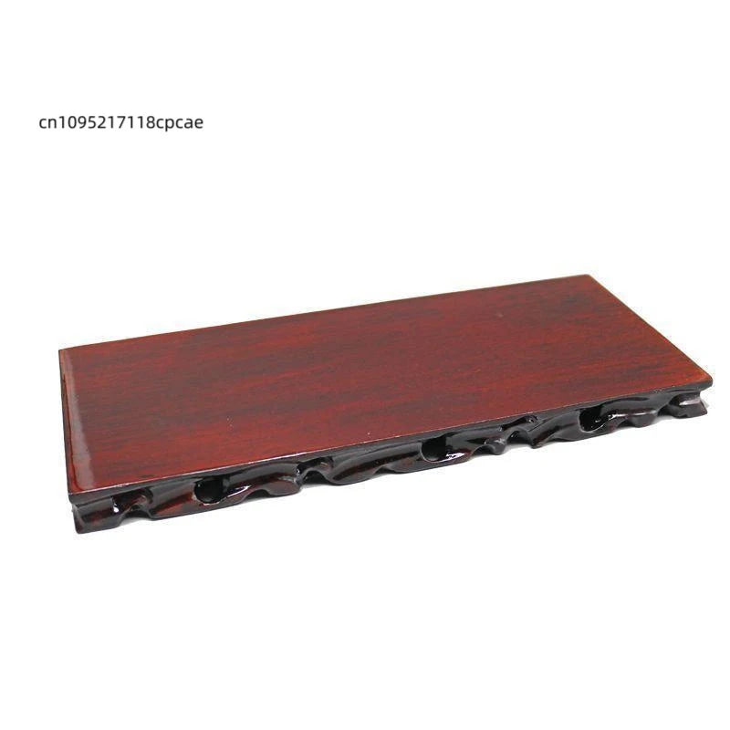 base racine sculptée bois rouge foncé sculptures complexes classique simple élégant