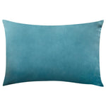 housse coussin velours décorative canapé salon moderne nordique gris vert