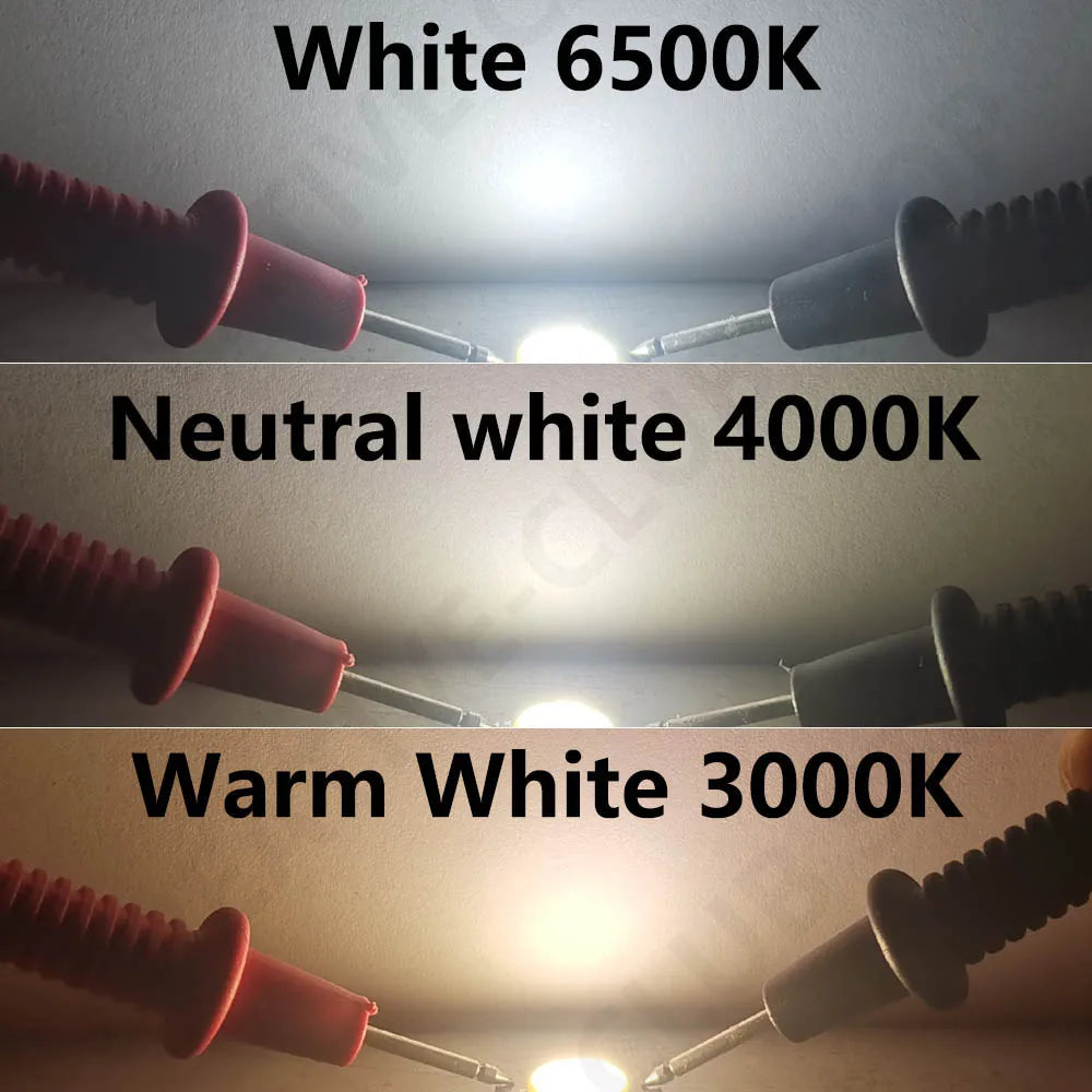ampoules led cob 3w 5w 7w 10w blanc jaune 20mm haute puissance diy spot