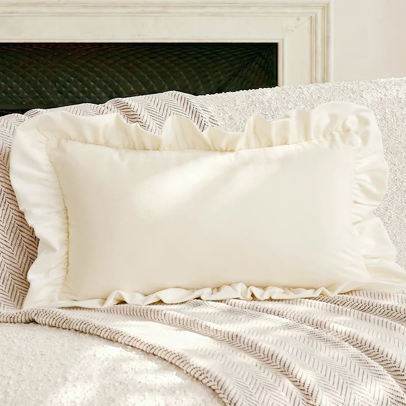 housse coussin fleurs jaunes polyester nordic moderne décoration canapé maison voiture 45x45cm 30x50cm