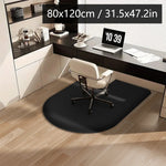 tapis sol noir points blancs moderne adhésif intérieur salon chambre cuisine salle bain polyester