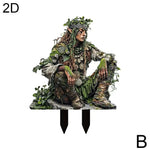 statues decoratives jardin vert brun naturel fantastique racines feuillesextérieur patio