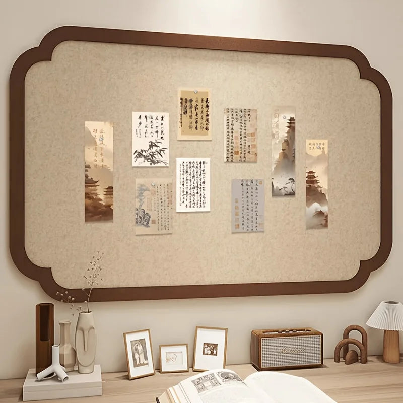 tableau pines texture beige classique clips mural affichage bulletins opacité moderne