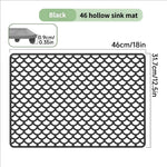 tapis silicone multifonctionnel moderne gris texture écailles respectueux environnement antidérapant protection évier cuisine