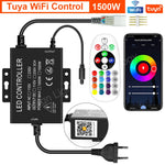 contrôleur led rgb bluetooth télécommande wifi 220v 750w 1500w blanc noir moderne
