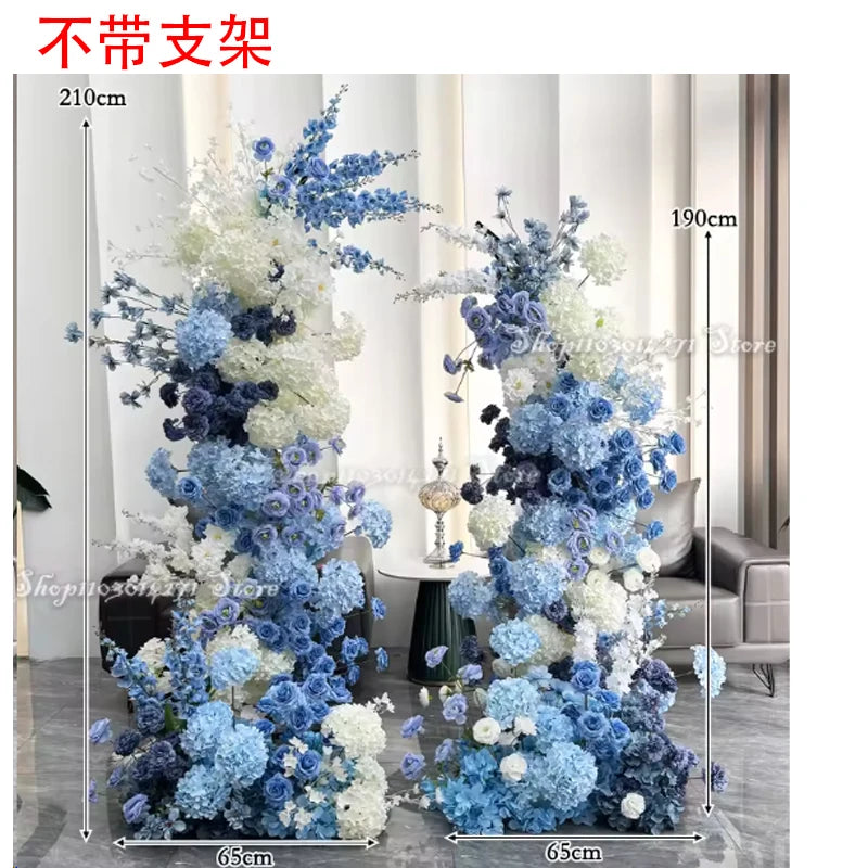 décoration maison arrangement floral artificiel rouge roses hydrangéas anthuriums anniversaire mariage