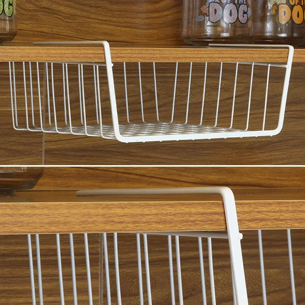 Panier suspendu vert pour placard