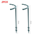 supports plante vert foncé moderne 16cm 27cm 16 tiges pliantes