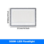 projecteur led moderne ip65 étanche 220v sensor mouvement clips gris métallique 500w 300w 200w