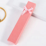 boîtes bijoux carton 10 pièces rayures horizontales ruban classique occasions fêtes anniversaires