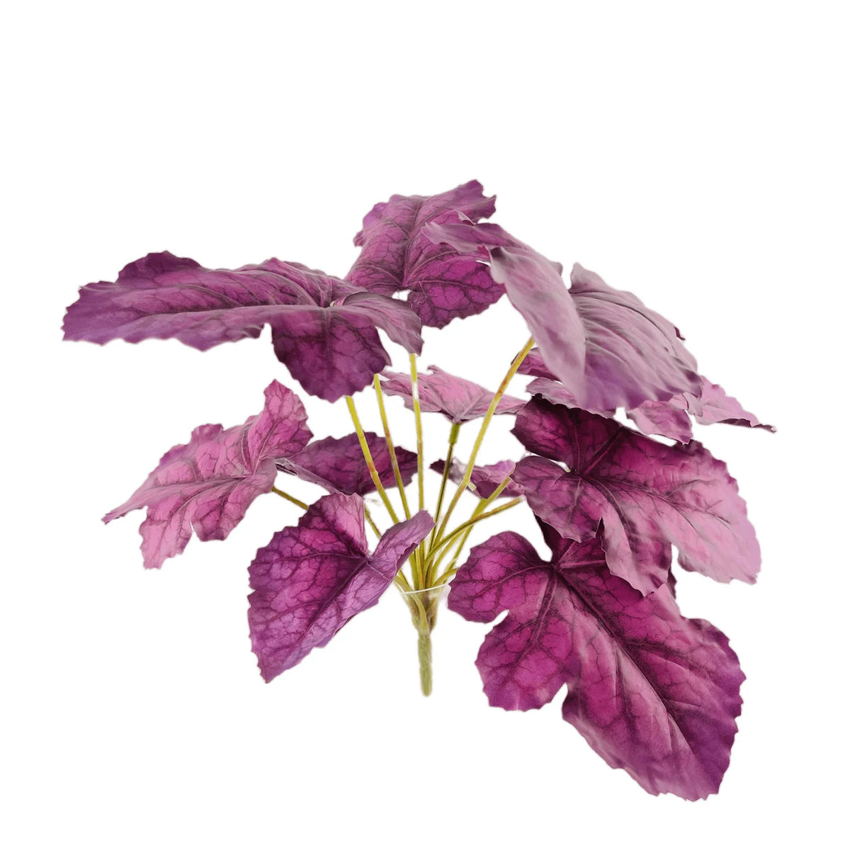 plante artificielle décorative feuilles vertes blanches rouges salon maison moderne naturel