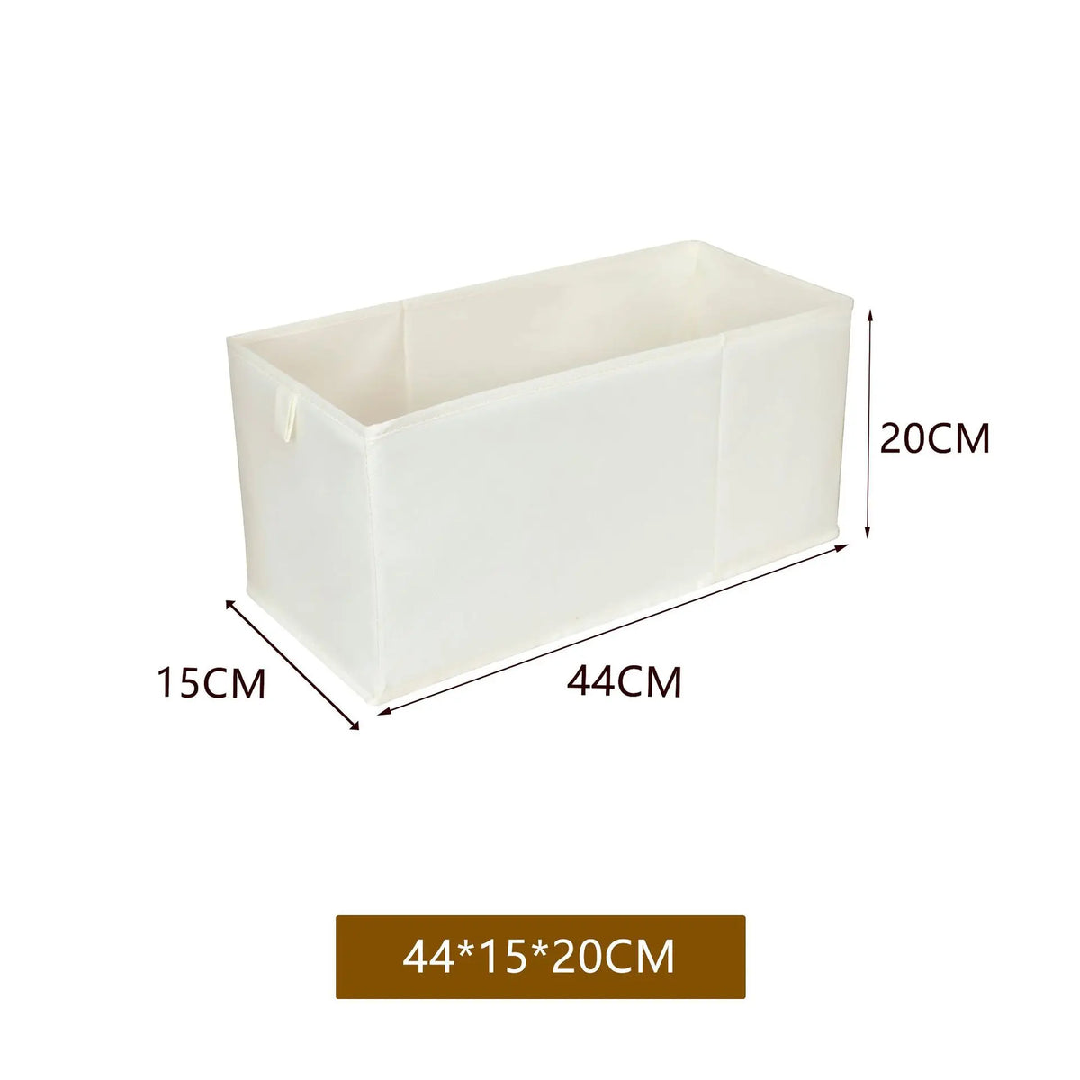 boîtes rangement tissu beige moderne opaques étroites longues sous lit chambre salon buanderie