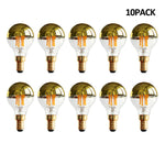ampoules led dorées argentées vintage e14 e12 opalescentes modernes 400 lumens 4w