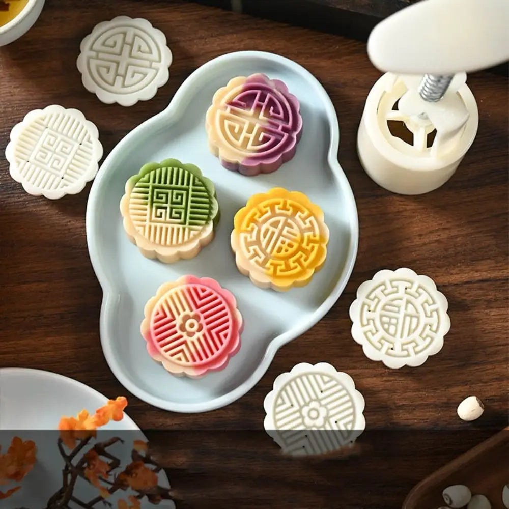 moule biscuits blanc motifs floraux moderne guide taille poignée rotation