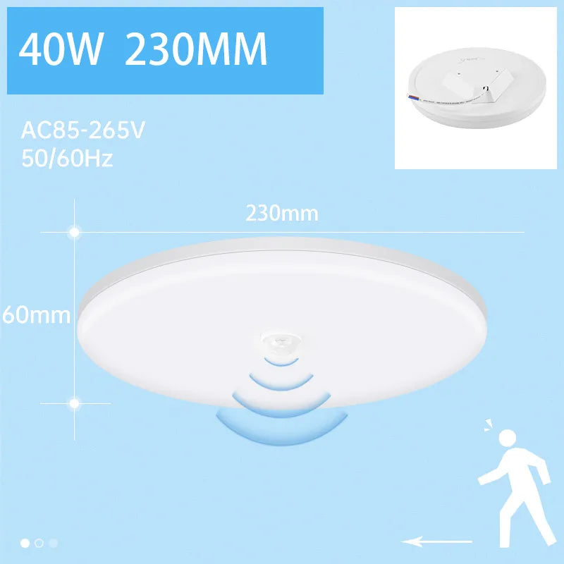 lampe led moderne 20w 30w ip65 détecteur mouvement étanche 220v