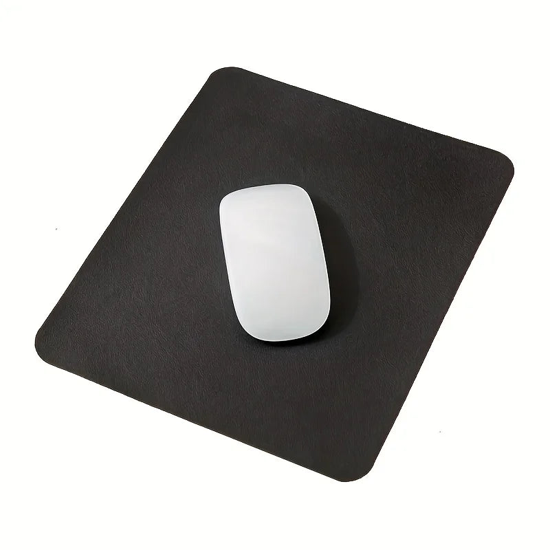 tapis souris cuir texture moderne bleu clair rose pâle olive noir confortable gaming portable