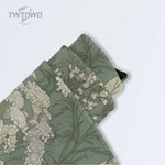 tapis souris vert olive fleurs blanches adhésif antidérapant taille 900x400 mm gaming