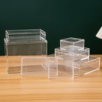 boîtes rangement transparentes empilables modernes minimalistes divers objets stockage petite cuisine