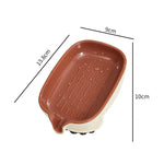 support savon moderne gris motifs dentelé adhésif salle bains marron motifs verticaux beige horizontaux