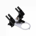 support airbrush stylos noir métal argenté plastique utilitaire fixations vis deux positions