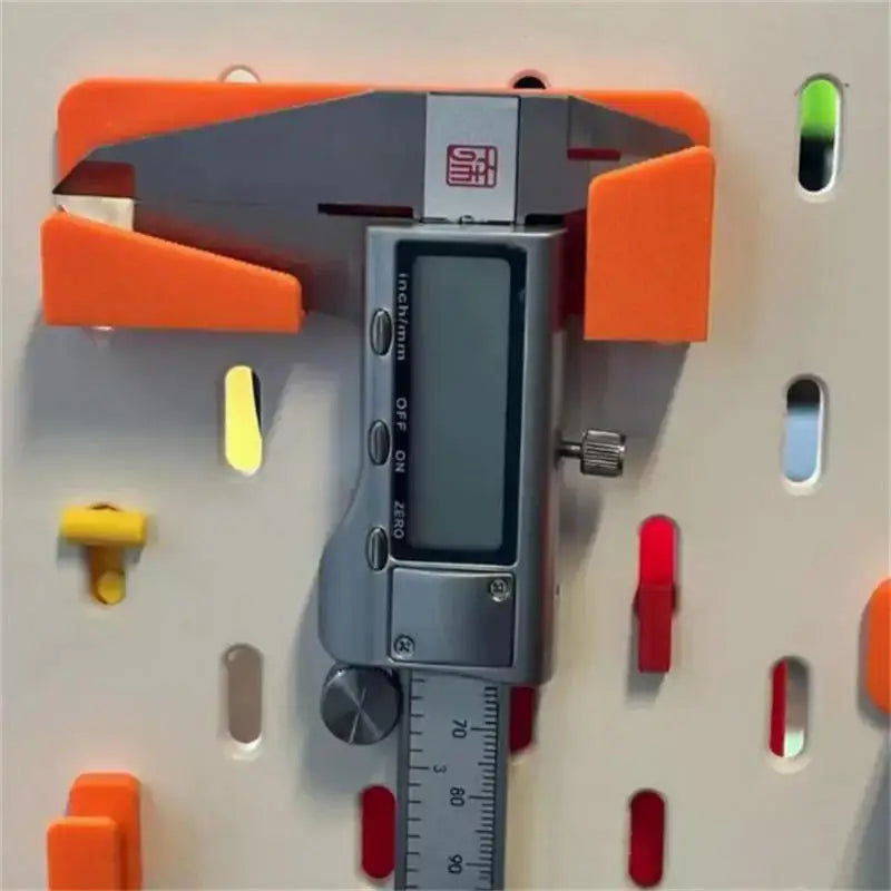 support calibre orange pratique adhésif mural économie d’espace facile porte mur vernier caliper holder
