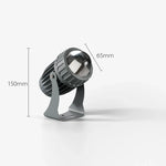projecteurs extérieurs led spots gris moderne réglables ip66 9w 220v rgb