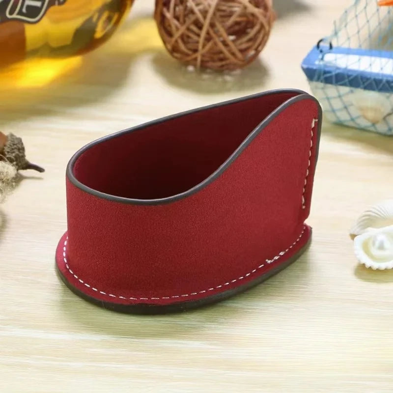 porte verres velours noir marron bleu rose classique