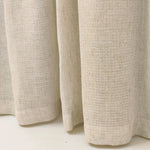 rideau coton lin beige rustique bohème fenêtre tringle decoration interieur champetre boheme tasson corde