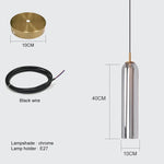 lampe murale moderne or argent transparente élégante câble électrique fixée chambre cuisine